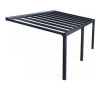 Pergola Canopia Stockholm 3.4 x 6.6m Gris anthracite