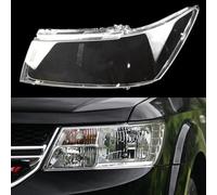 Couverture de phare avant de voiture, phare de phare en verre, coque automatique, abat-jour pour Dodge For Journey 2009 2010 2011 2012 2013 2014 2015 2016 coque de phare de voiture (taille : A Piar)