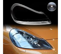 Couverture de Phare de Voiture pour Porsche Cayenne 2007-2010, Couvercle Phare Avant Gauche et Droit Couvercle de Lentille de Phare,1 Piece Right