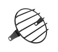 Couverture de Phare Moto Grille de Protection Universelle pour Phare de Moto, Couvercle de Lampe pour Chopper Cafe, Garniture de calandre de Protection pour Phare Avant de Moto