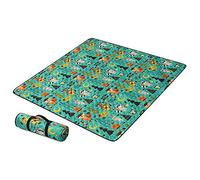 Couverture De Pique-Nique Épais Matelassé Imperméable Tapis Résistant À L'humidité Portable Pliable Lavable En Machine Poids Léger Pour Plage Gamins Camping Jardin Herbe 145 X 200 Cm / 180 X 200 Cm