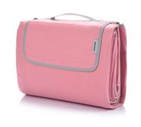 Couverture de pique-nique METEOR - 3 couches isolantes - Imperméable et douce - XL 175x200 cm - Rose