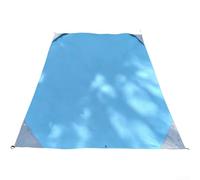 Couverture de pique-nique portable imperméable et anti-sable pour camping, randonnée, utilisation en extérieur avec tissu polyester orange et gris, taille deux par un point cinq mètres (2 x 1,5 m