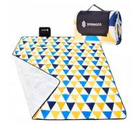 Couverture De Pique-Nique - Springos® - Tapis Pliable Imperméable - 200 X 200 Cm - Multicolore - Polaire Multicolore