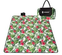 Couverture De Pique-Nique Springos® - Vert - 200x200 Cm - Imperméable - Pliable - Portable Multicolore