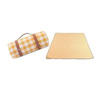Couverture de Pique-Niques Impermeable, Tapis de Pique-Niques Pliable Portable, Nappe Pique Nique(Yellow,200x300)
