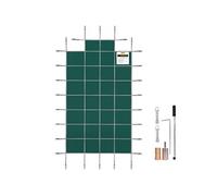 Couverture de piscine de sécurité rectangulaire section de marche 1,2x2,4m