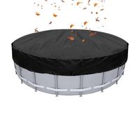 Couverture de piscine d'été, housse de protection pour piscine, coupe-vent, accessoire rond pour , cour, jardin, pelouse, parc, arrière-cour