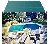 Couverture de Piscine d'hiver Robuste - Couverture en Maille de sécurité pour piscines rectangulaires, ovales et réniformes (3 m x 7 m/10 pi x 23 pi) - Protection et durabilité ultimes