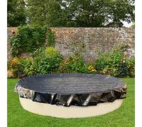 Couverture de Piscine Duraol Ronde I 5,50 m de diamètre I Bâche de Piscine de Haute qualité avec Une épaisseur de 220g/m² I Bâche de Piscine Robuste Ronde avec Bords renforcés