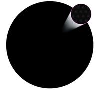 Couverture de piscine Noir 488 cm PE