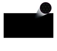 Couverture de piscine Noir 488 x 244 cm PE