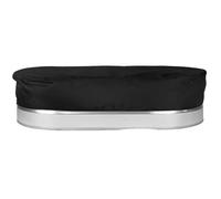 Couverture De Piscine pour Les Piscines De Réservoir De Stock | Couverture De L'hauillement Impréprée Résistanté UV | Black Oxford Fabric Pool Pool Topper pour Les Réservoirs De 4/6/8f