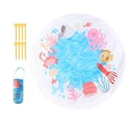 Couverture de piscine pour - Tapis de jeu imperméable 2 en 1 étanche au sable, activité aquatique portable | Créations de longue durée Design moderne Extérieur Jardin Natation Pique-nique