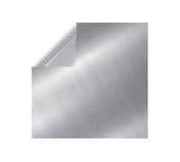 Couverture de piscine rectangulaire 1000x600 cm PE Argenté