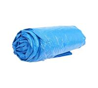 Couverture de piscine rectangulaire résistante au vent et au soleil avec bords renforcés pour une utilisation en quatre saisons avec bandes élastiques