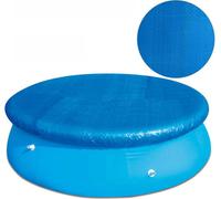 Couverture de piscine ronde à la piscine 6/10/12ft feuille couverture Tarpaulin haut Mat - Type A