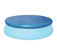 Couverture De Piscine Ronde - Bâche Imperméable Anti-UV avec Corde De Fixation, Protection Contre Poussière/Feuilles pour Piscine Tubulaire Ou Gonflable Hors Sol