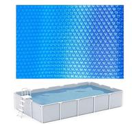 Couverture De Piscine Solaire Bâche À Bulles Piscine Couverture Solaire Découpable pour Piscine Enterrée Ou Hors Sol Bâche Solaire À Découpe Libre pour Piscine, Cuve, Spa, avec Fonction Antipollution
