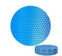 Couverture De Piscine Solaire Bâche À Bulles Piscine Ronde Couverture Solaire Découpable Pour Piscine Enterrée Ou Hors Sol Bâche Solaire À Découpe Libre Pour Piscine, Cuve, Spa, Antipollution Et Isola
