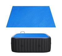 Couverture de Piscine Solaire - PE 220x150cm | Couvertures solaires pour piscines avec isolation, extérieur, spa, isolation rectangulaire pliante, sécurité, chaleur solaire étanche, été extérieur | Ja