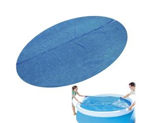 Couverture De Piscine Solaire Ronde - Isolation Thermique Durable, Couverture Chauffante Circulaire, Feuille De Protection De Piscine | Système D'économie D'énergie De Rétention De Température