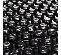 Couverture de piscine solaire - VIDAXL - Noir - 381 cm - PE