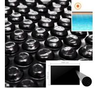 Couverture de piscine - VIDAXL - 488 x 244 cm - Noir - PE - Solaire