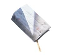 Couverture de planificateur d ' étude, pochette, Blue stripes | Enveloppement de journal en tissu pour l ' organisation des notes de réunion, routine de transport quotidienne