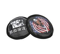 Couverture de pneu universelle Yizisecce pour Traxxas, pour une voiture RC à l'échelle 1/10, 2PCS Protecteur de pneu de secours imperméable imperméable, protection durable de