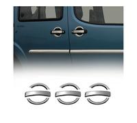 Couverture de poignée de porte pour Fiat Doblo 2000-2010 en Acier Inox 9Pcs