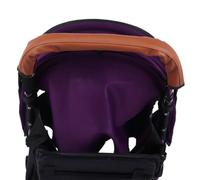 Housse de Poignée Souple pour Poussette en Cuir Housse de Guidon de Poussette pour Bébé avec Matériau Absorbant la Sueur pour Les Mains Réconfortantes