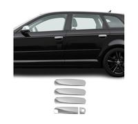 OMAC Couverture de Poignée de Porte pour Audi A3 8P 2003-2012 Acier Inoxydable 5 Pièces