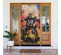 Couverture de porte à effets visuels 3D pour fête de vacances, fond de cabine photo, intérieur et extérieur, taille unique