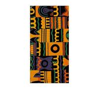 Couverture de porte à motif ethnique africain printemps été à suspendre drapeau panneau extérieur saisonnier vacances cour décoration pour porte d'entrée et porche