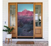 Couverture de porte de bienvenue au printemps - Grande bannière à suspendre - Grand Canyon - Panneau de bienvenue - Panneau de bienvenue - Pour porte et fenêtre - Décoration extérieure saisonnière