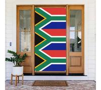 Couverture de porte de l'Afrique du Sud - Bannière décorée - Bannière imprimée - Décoration murale festive pour décoration de fête