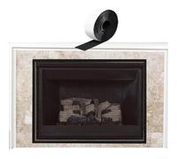 Couverture de porte de sécurité en maille PVC avec grille dense pour l'intérieur de la cheminée et empêche les insectes d'entrer, avec fermeture solide (73,7 x 114,3 cm)