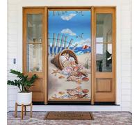 Couverture de porte décorative en forme de mouette volante, parfaite pour les décorations de Noël intérieures et extérieures