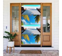 Couverture de porte décorative pour fête des Maldives. Bannière de couverture de porte imprimée, suspension murale festive pour décoration de fête