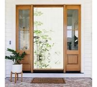 Couverture de porte décorative pour porte de vacances en intérieur et en extérieur avec des libellules et des herbes