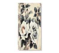 Couverture de porte extérieure de 91,4 x 182,9 cm, fleurs chinoises d'Asie cool, bannière de porte d'entrée, de sortie, décoration d'intérieur japonaise imprimée pour porche