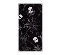 Couverture de porte gothique d'Halloween printemps été drapeau à suspendre panneau de porche extérieur saisonnier vacances cour décoration pour porte d'entrée et porche