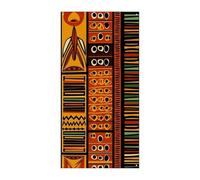 Couverture de porte personnalisée Bannières de porte africaines rayées Grande bannière murale Bannière décorative Fond photo Décoration de fête de vacances
