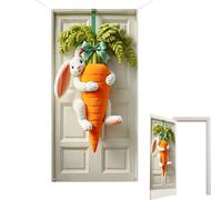 Couverture de Porte pour Joyeuses Pâques Décoration De Pour Fête Lapin Et