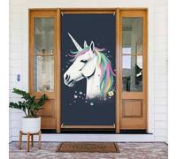 Couverture de porte printanière de 183 x 90 cm - Bannière de porte « Be Animal » - Décorations de porte saisonnières pour porte d'entrée - Bannière à suspendre pour décoration intérieure et extérieure