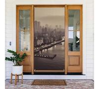 Couverture de porte printanière de 183 x 90 cm - Mumbai City of Dreams - Bannière de porte saisonnière pour porte d'entrée - Bannière à suspendre - Bannière de porche pour décoration intérieure et