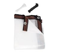 Couverture de poulailler - Bâche transparente imperméable de 500 g, feuille renforcée résistante à la neige, boîtier en plastique robuste | Protecteur de Patio Durable pour abri de jardin, tente de to