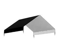 Couverture de Poulailler Imperméable en Oxford Noir pour Extérieur | Protection Uv, Bords Renforcés, Points D’attache, Installation Facile, Usage Pluie et Saison Humide