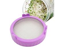 Couverture De Pousse Germées - Germoir À Couvercle pour Bocal | Germoir À Germoir Couvercle pour Bocal | Couvercle De Pot De Germination Couvercle De en Maille | Germoir Bocaux